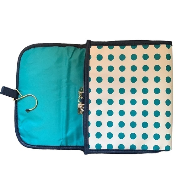 Sophia Joy Hanging Cosmetic Makeup Travel Bag Beauty Organizer Trifold - Picture 8 of 13